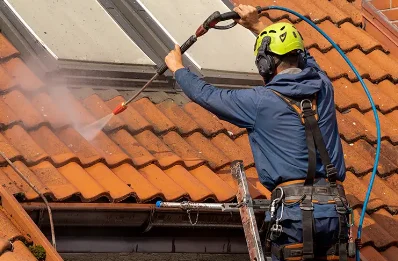 Démoussage et hydrofuge de toiture à Socourt